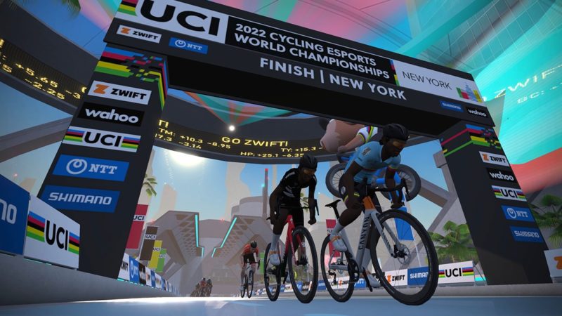 2022 UCI Esports World Championships zwift starting ramp