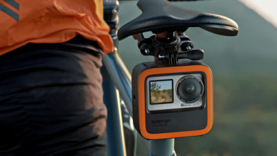 Apeman Seeker action cam combines smart brake light, rearview camera & more safety!