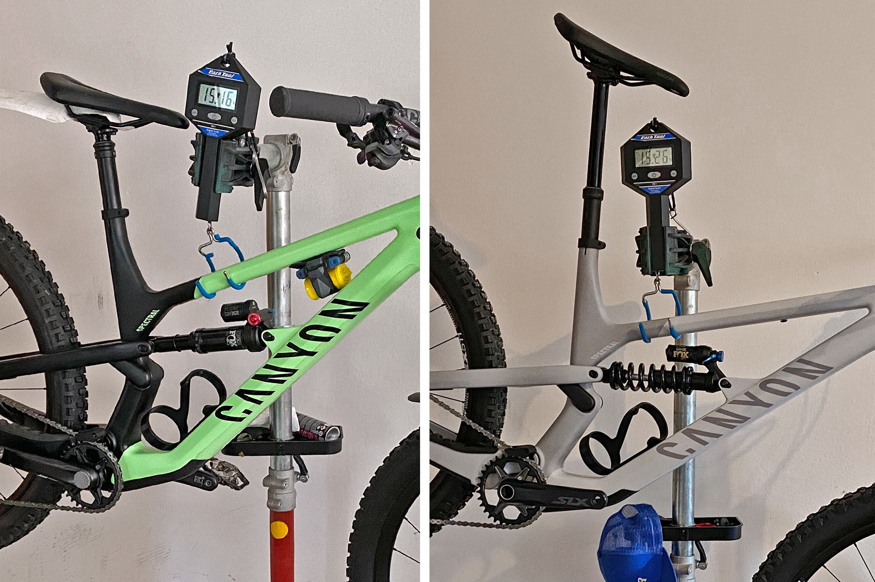 Canyon Spectral 125mm MTB review, playful rowdy carbon short-travel enduro all-mountain bike, 15kg Spectral actual weight comparison