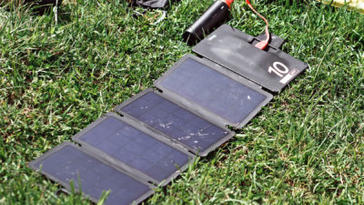 Knog PWR Solar folds up 10W of photovoltaic charging power as small as an iPhone