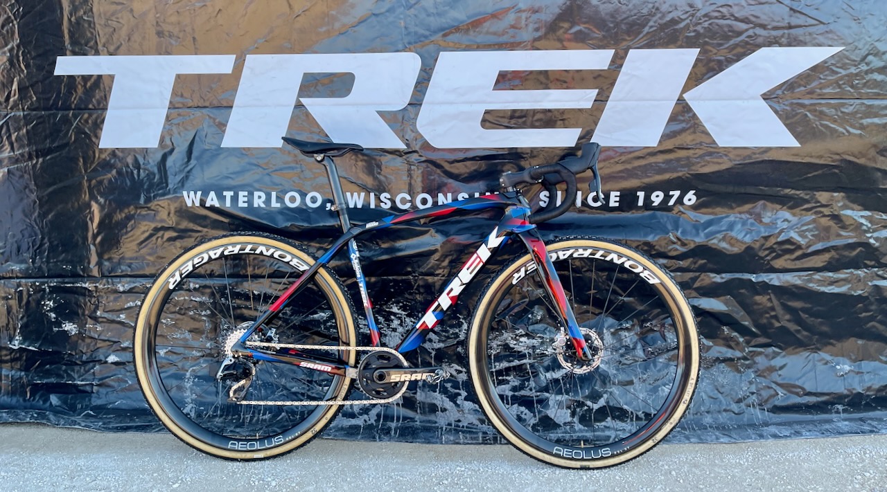 Pro Bike Check Lucinda Brand rides a Trek Boone CX bike with