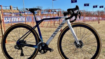 2022 Cyclocross U23 World Champion Puck Pieterse’s Canyon Inflite CF SLX up close!