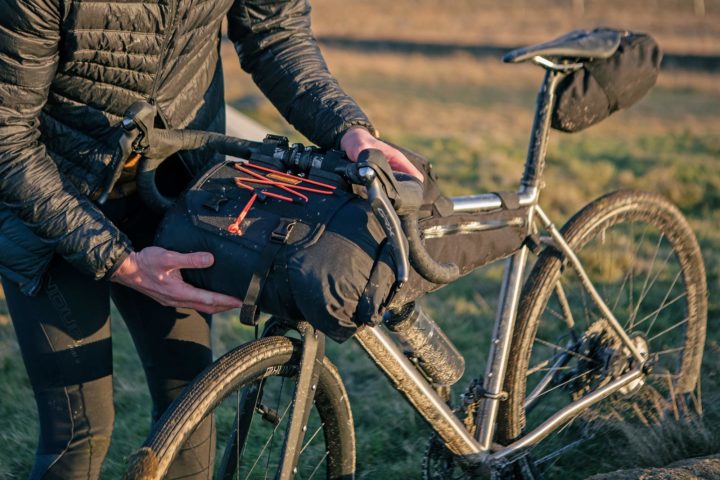 Restrap Bar Bag updated with 14L or 17L bikepacking storage - Bikerumor