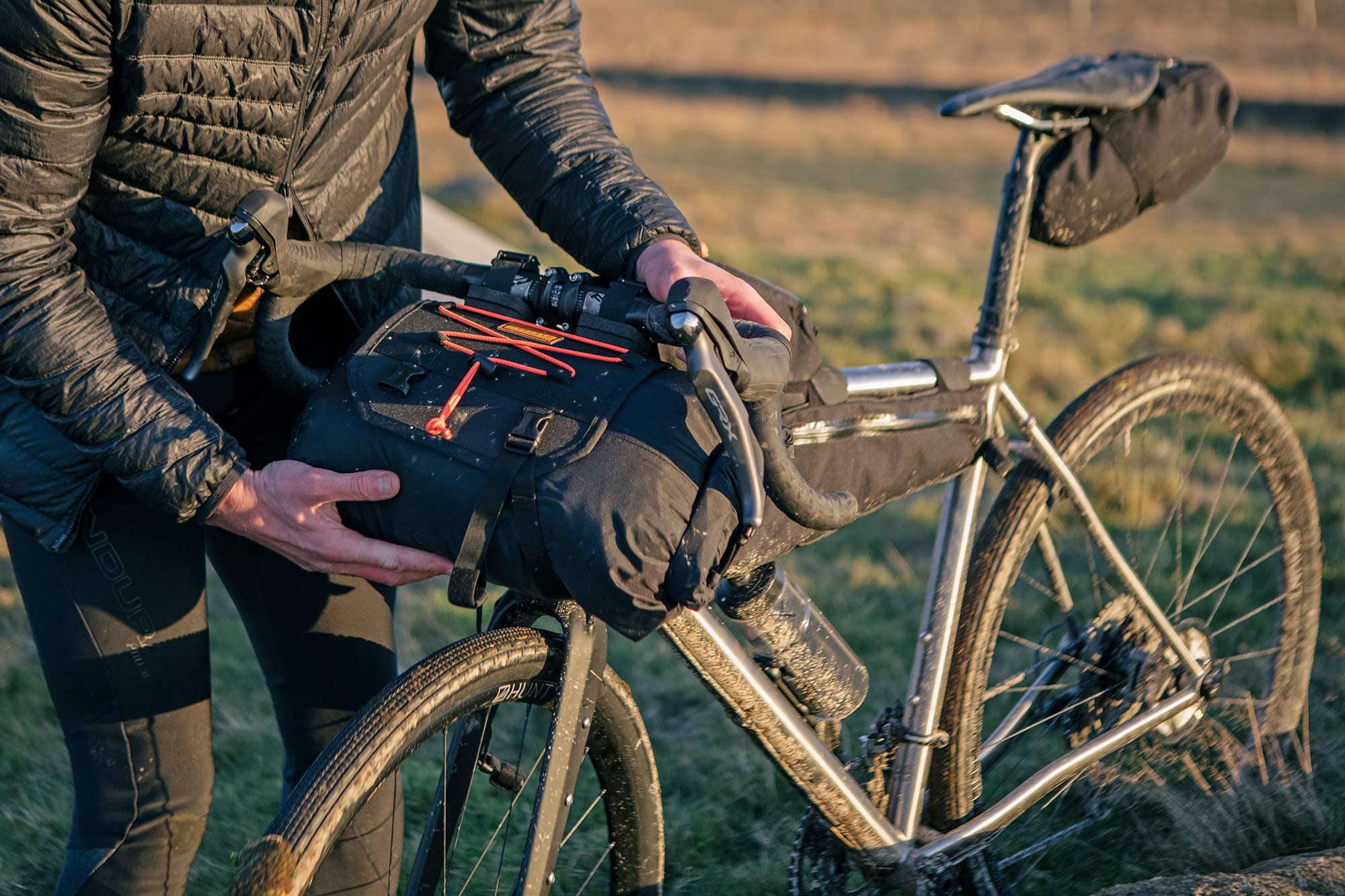 Restrap Bar Bag v3, updated 14L 17L bikepacking handlebar packs