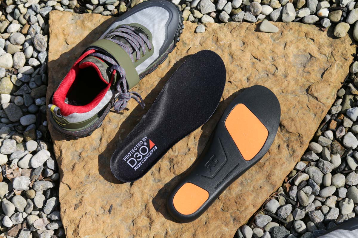 D3O insole for cycling shoes