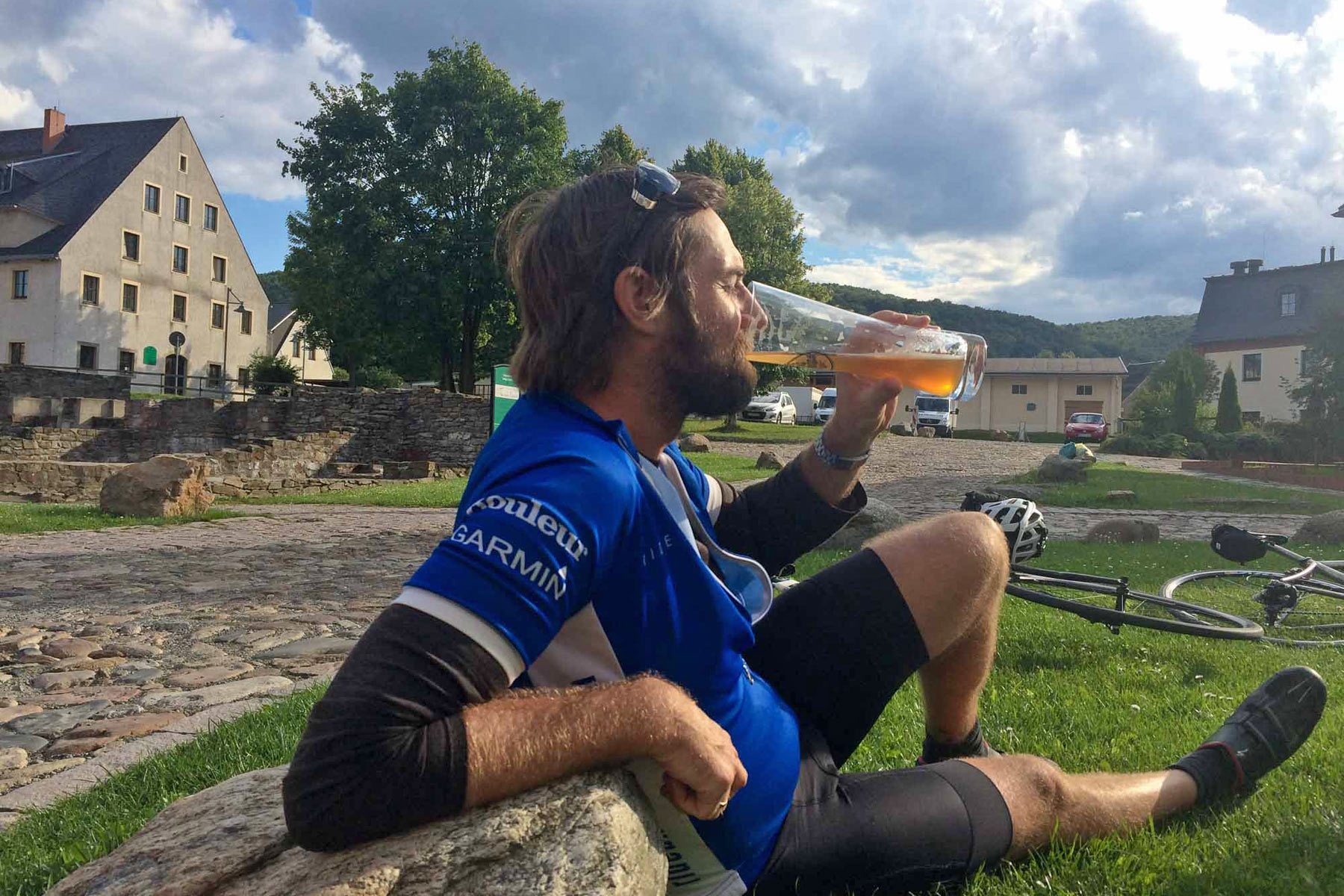 Ride and Seek, 36 day Bike Across Europe Tour, German beer