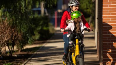 Urge BP Strail and Nimbus CITY helmets: reflective protection for all ages!