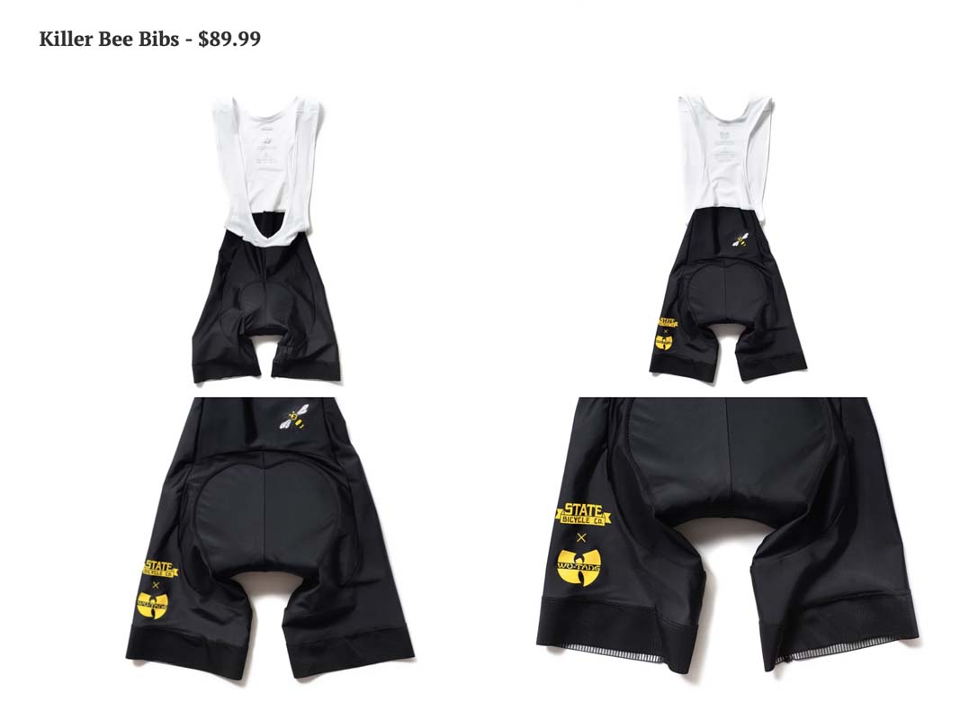 Wu Tang Clan road bike bib shorts