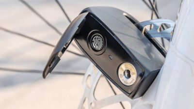 Yeelock fingerprint-operated disc brake lock deters bike and motorcycle thieves