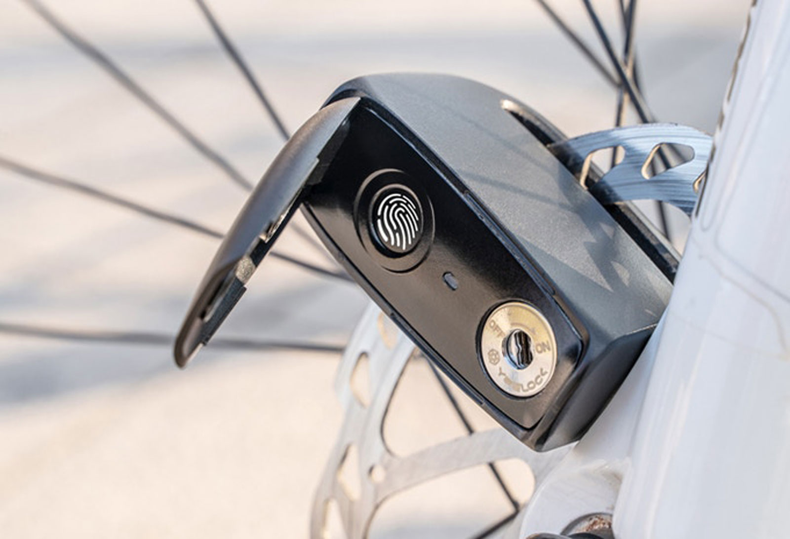 yeelock fingerprint disc brake lock bicycles