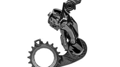 absoluteBLACK HOLLOWcage silences Shimano 12sp derailleurs, plus fast shifting!