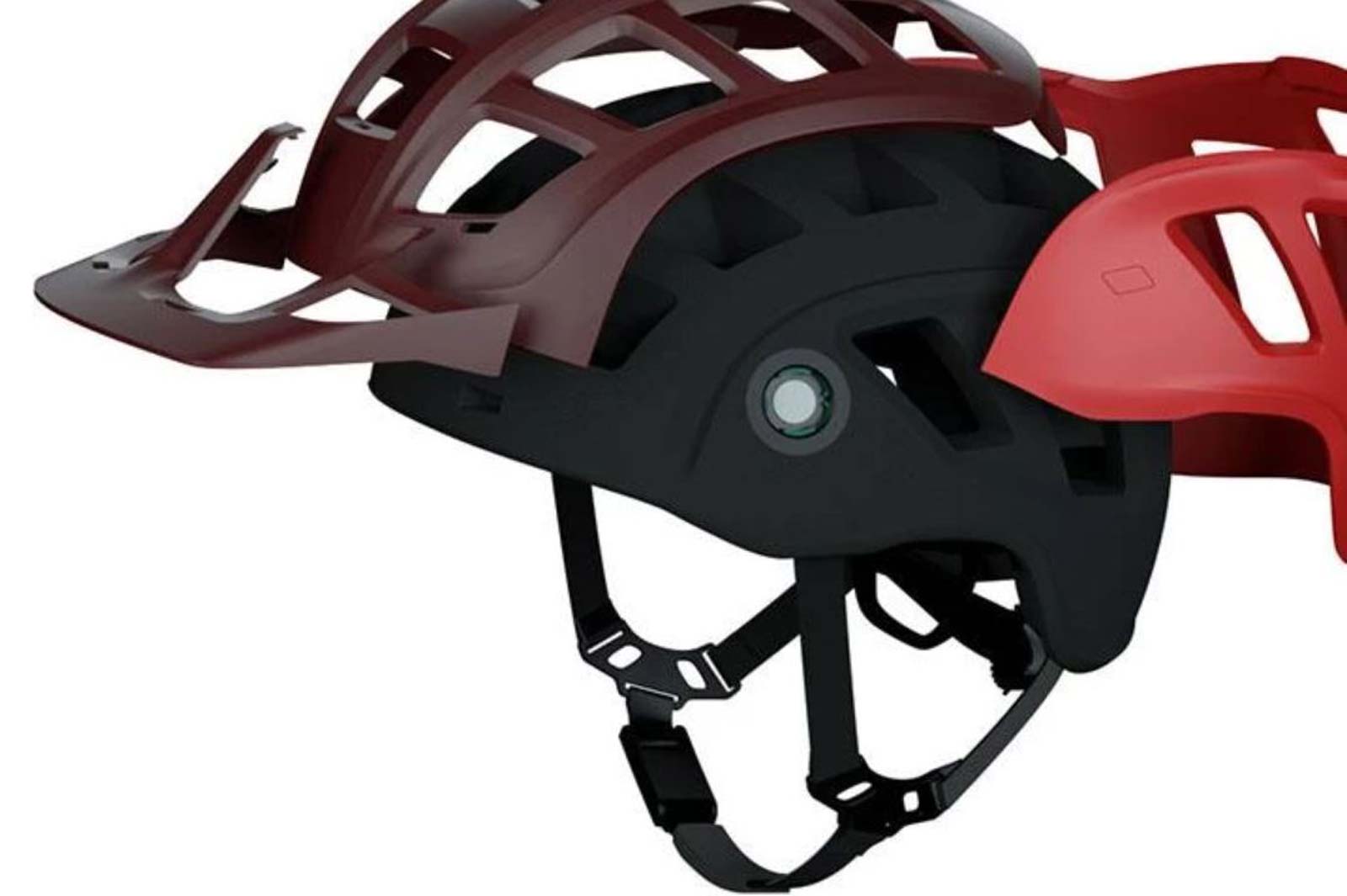 bridger modular skiing snowsports helmet interchangeable shell mechanism