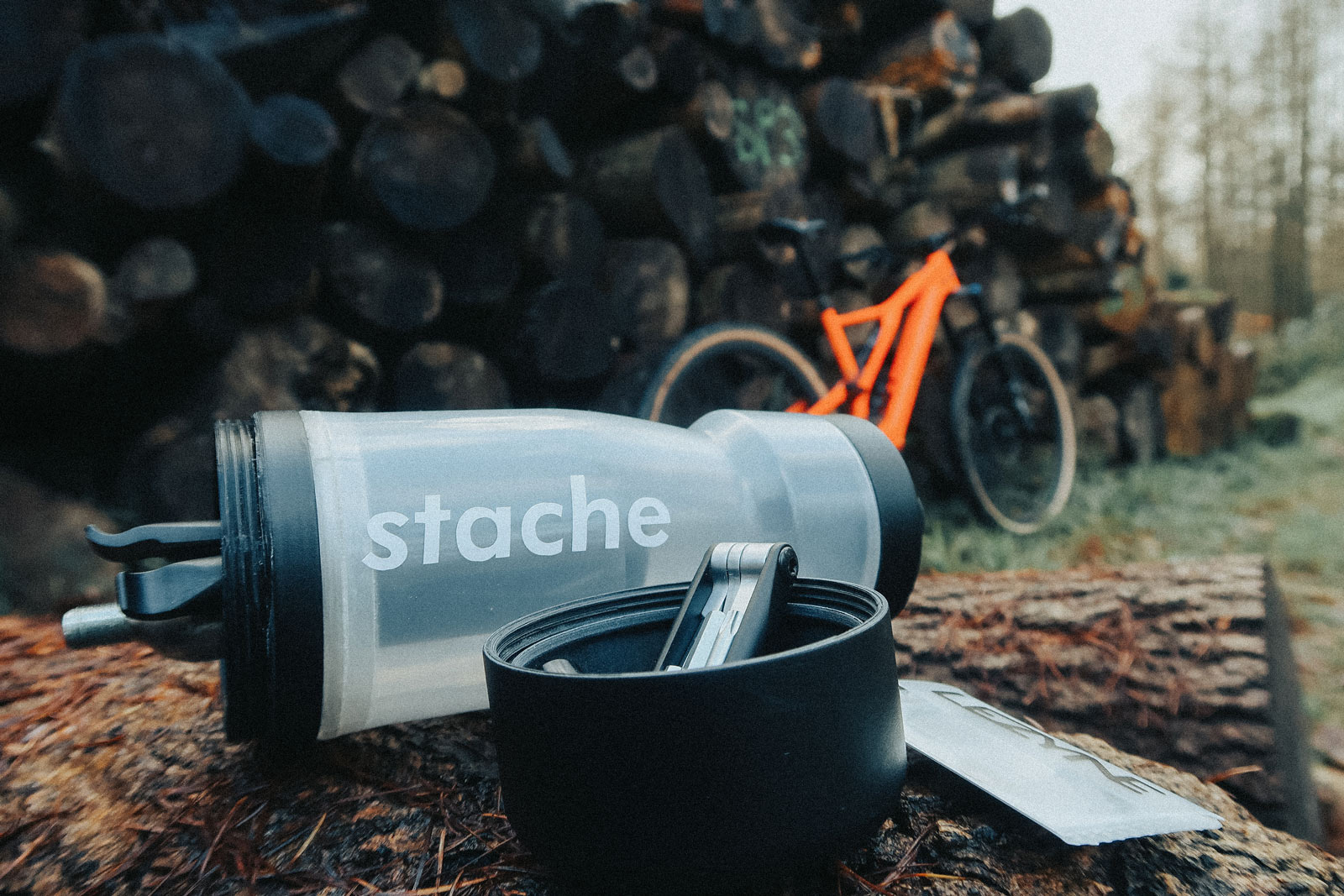stache water bottle stores fluid co2 multitool tools spares snacks