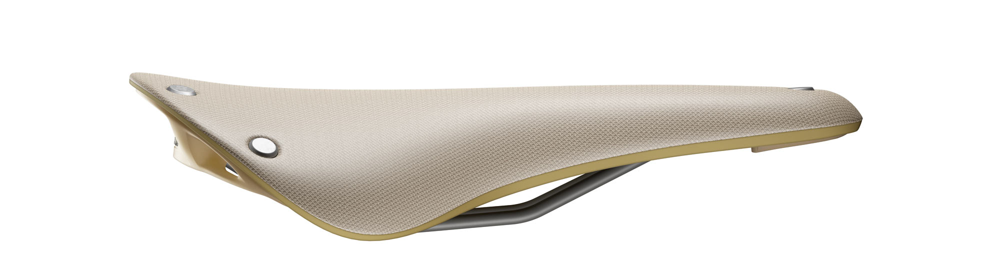 Brooks Cambium C17 Special Recycled Nylon eco-friendly sustainable saddle, natural side