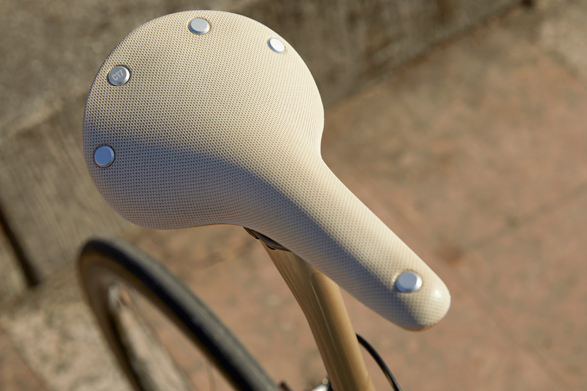 Brooks Cambium C17 Special Recycled Nylon eco-friendly sustainable saddle, snooth top