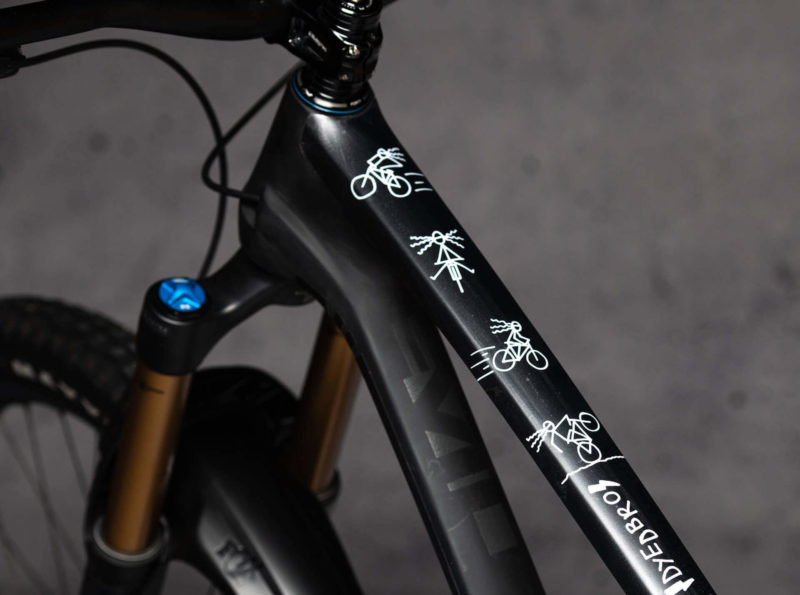 DYEDBRO Drops Drippy New Collab Frame Protectors - Bikerumor