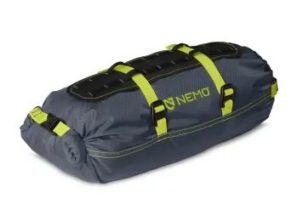 Nemo Dragonfly Tent Packed on Bike