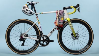 Get an original Cannondale x Palace x EF team bike in this raffle!