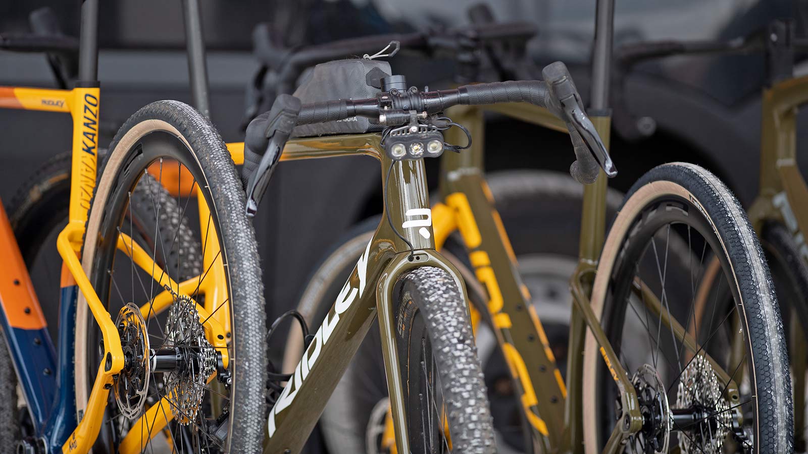 Ridley Kanzo Adventure carbon gravel bikepacking bike, photo by Mirror Media BikeConnectionAgency, dynamo detail