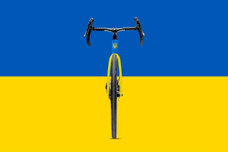 Stand with the People of Ukraine, Obed GVR gravel bike auction, Ukrainian flag