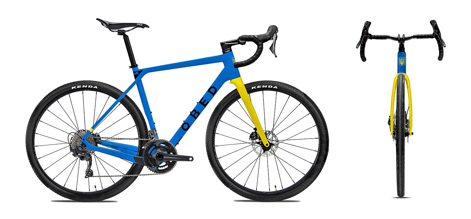 Obed Stands with the People of Ukraine: Obed GVR gravel bike frameset auction