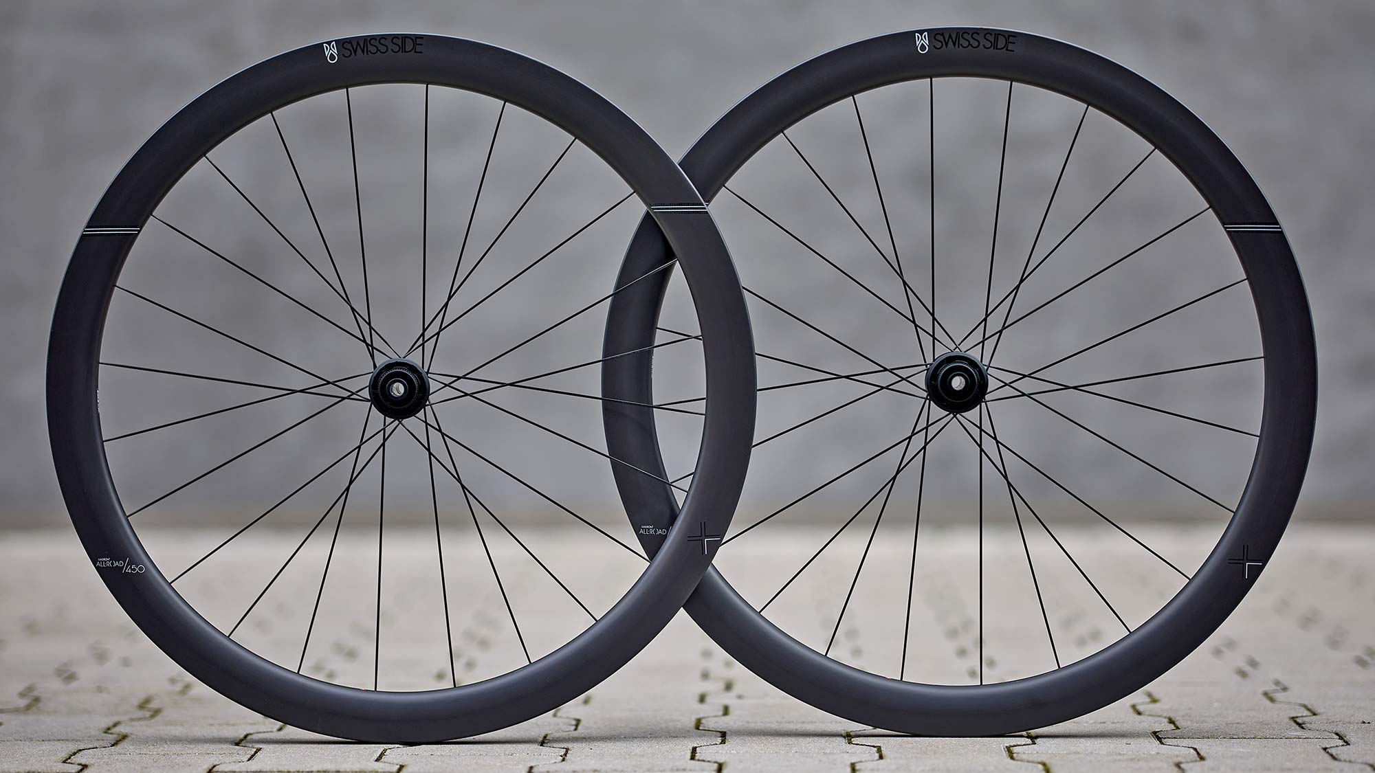 Swiss Side Hadron2 All-Road aero carbon road and gravel bike wheels, photo by Isaak Papadopoulos, pair