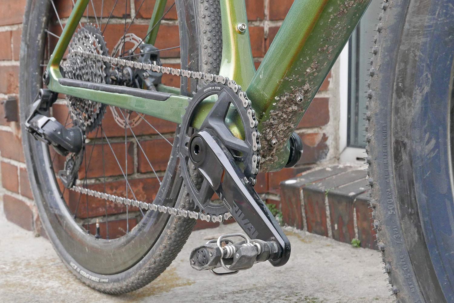 Votec VRX Carbon gravel bike prototype sneak peek, downtube