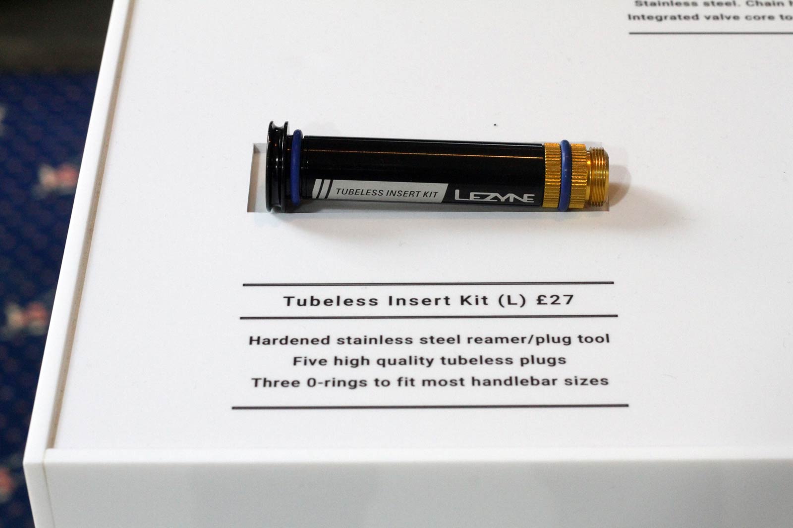 lezyne tubeless repair kit handlebar insert tool