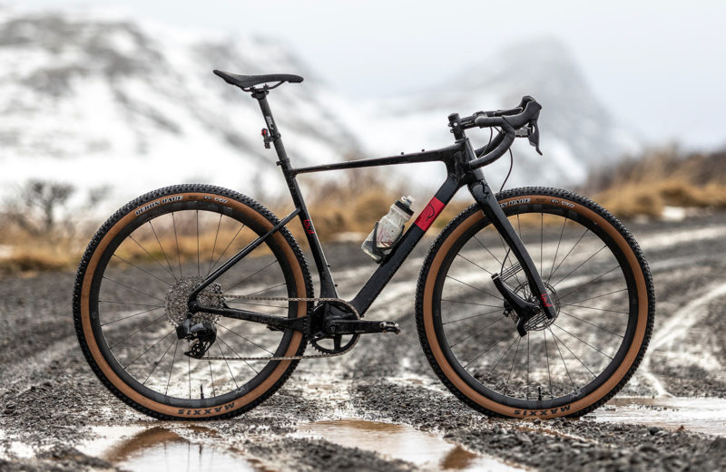 lauf siegla gravel bike with massive tire clearance and comfortable frame compliance