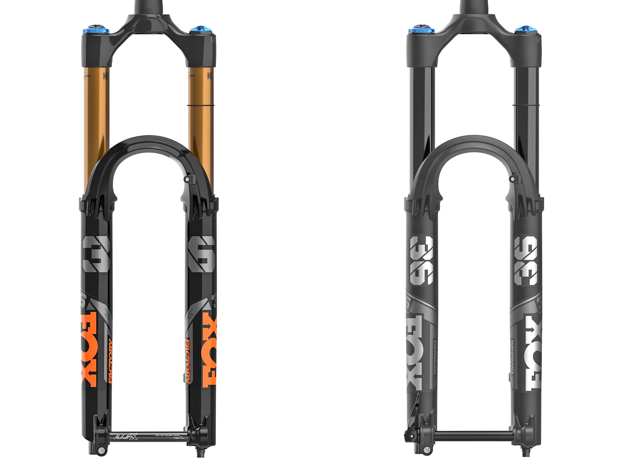 2023 updated FOX 36 fork, MY23 lighter stronger & more durable with new taller crown< factory or Performance Elite