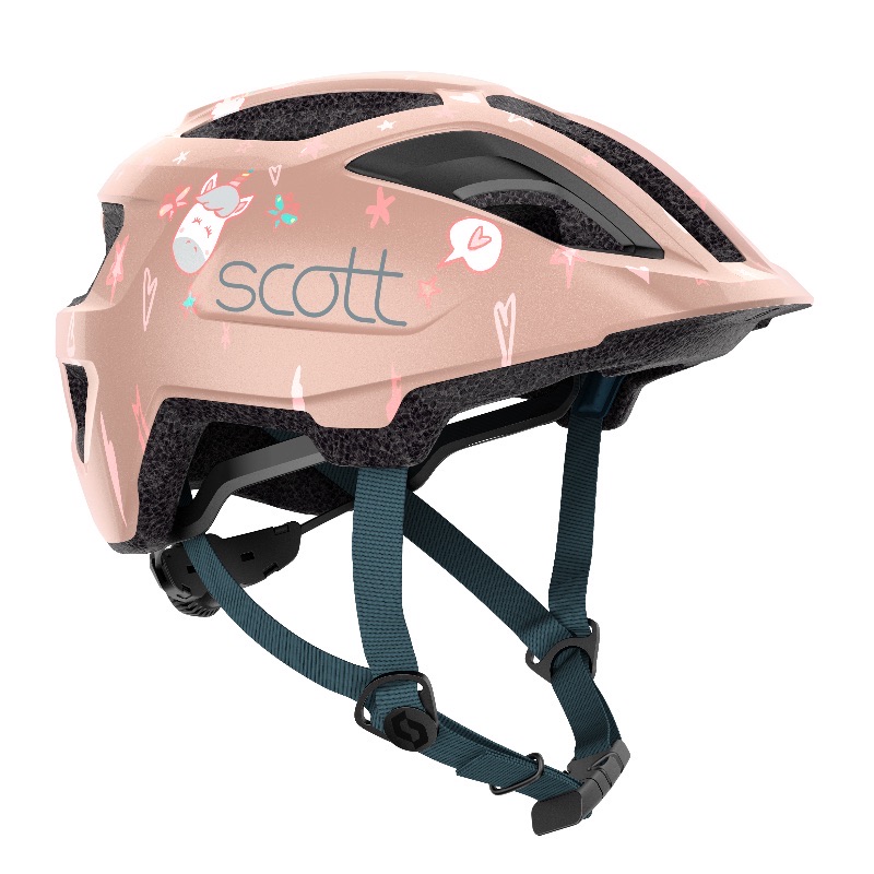 Girl's Scott pink mountain bike helmet
