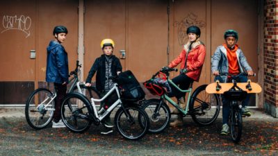 Cargo bikes for kids? woom NOW offers integrated cargo rack, mixed wheel size