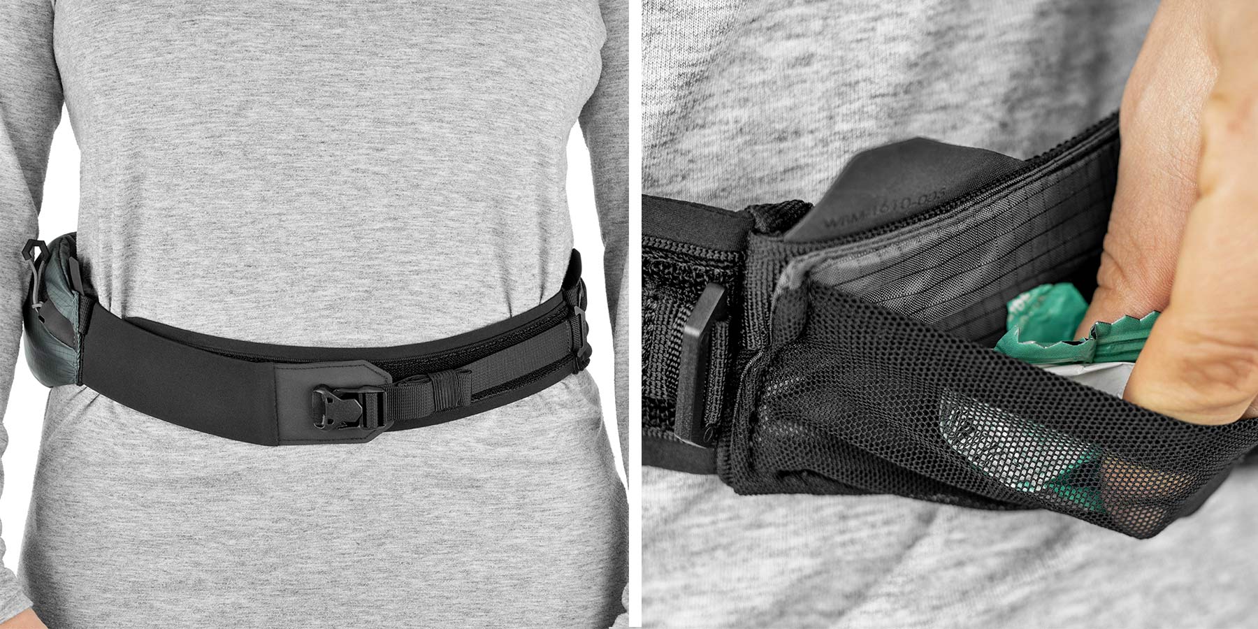 Apidura Backcountry Hip Pack bikepacking-style waist bag, waist belt details