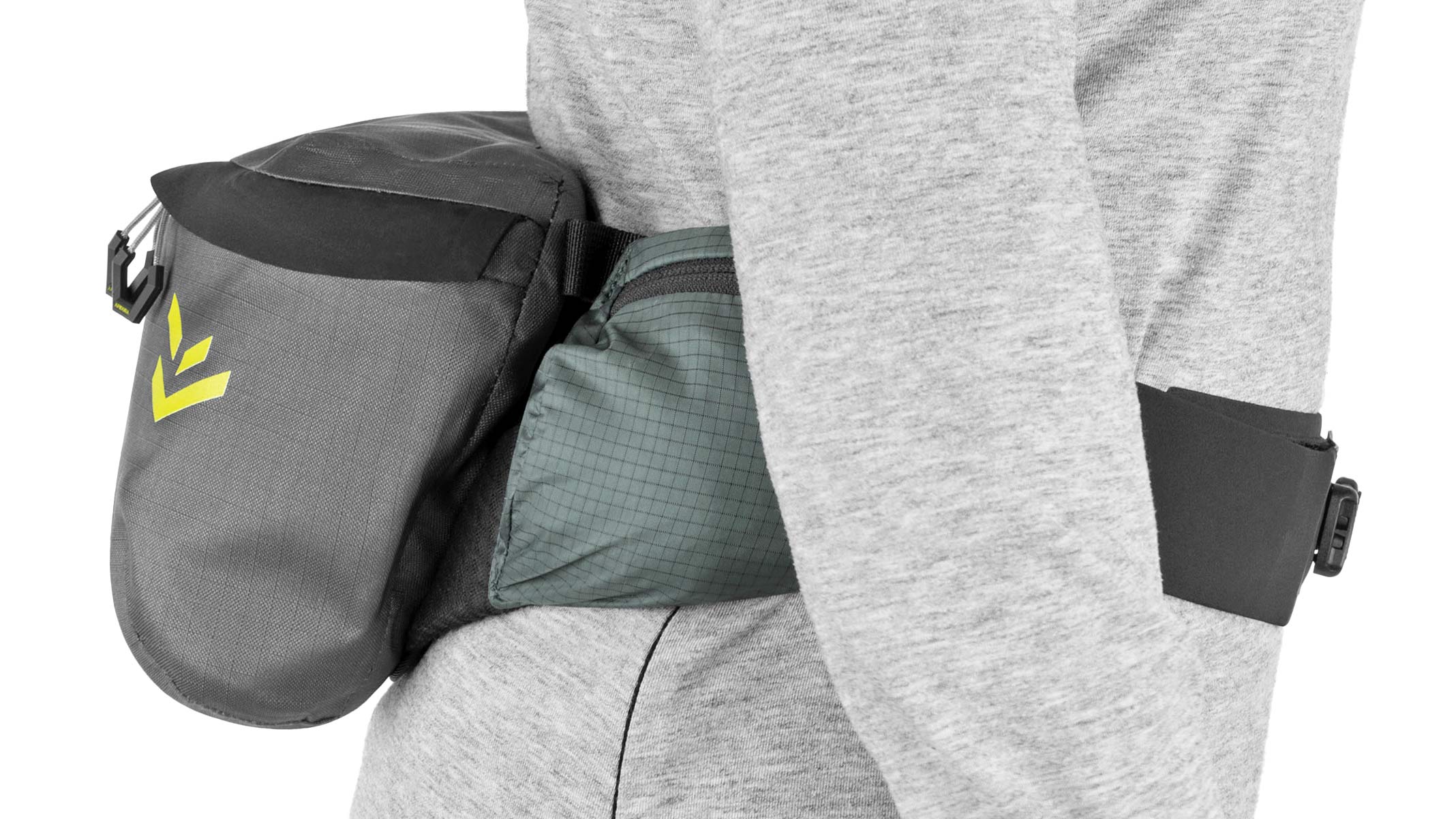 Apidura Backcountry Hip Pack bikepacking-style waist bag, side