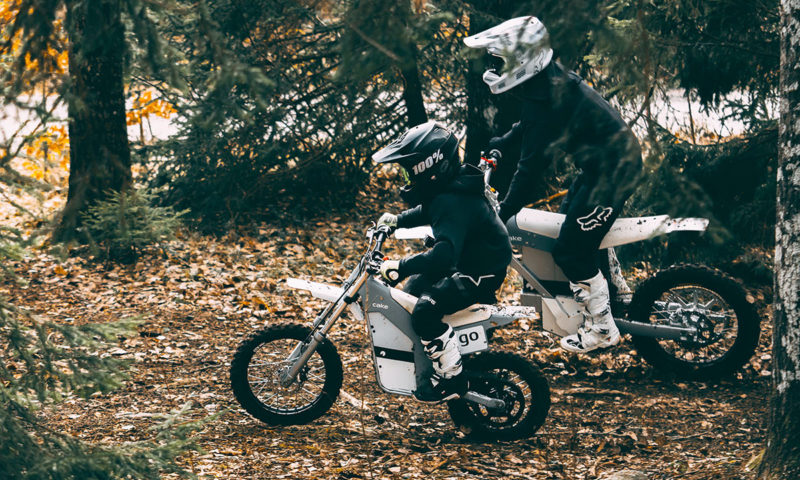 CAKE Kids bikes, Ready Steady Go, mini MX e-motorcycle CAKE GO e-moto, forest riding