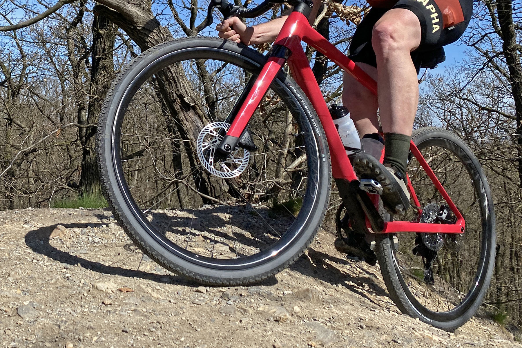 Campagnolo Levante carbon gravel wheels, review climbing