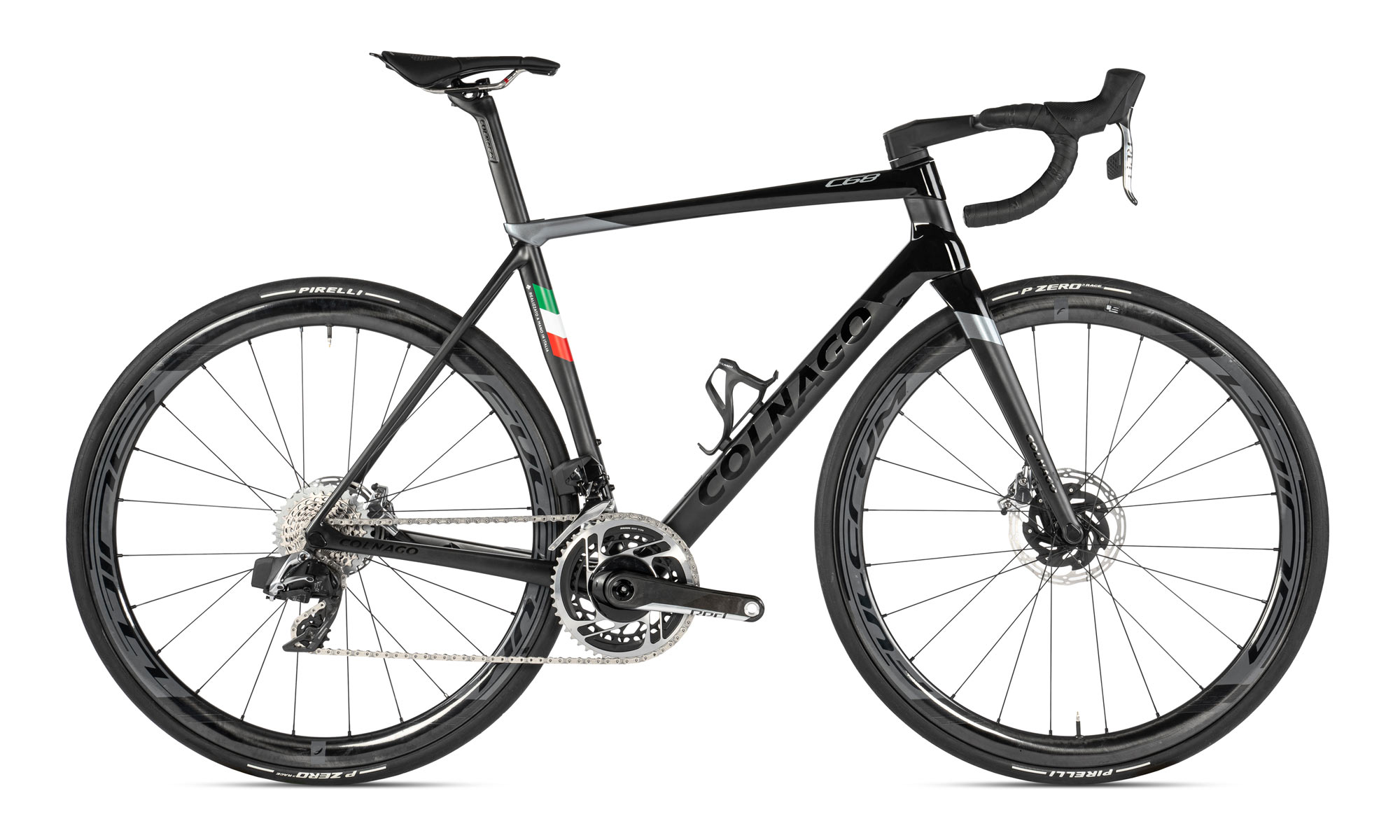 Colnago C68 premium custom carbon all road bike, made-in-Italy NFT blockchain secured, Red AXS