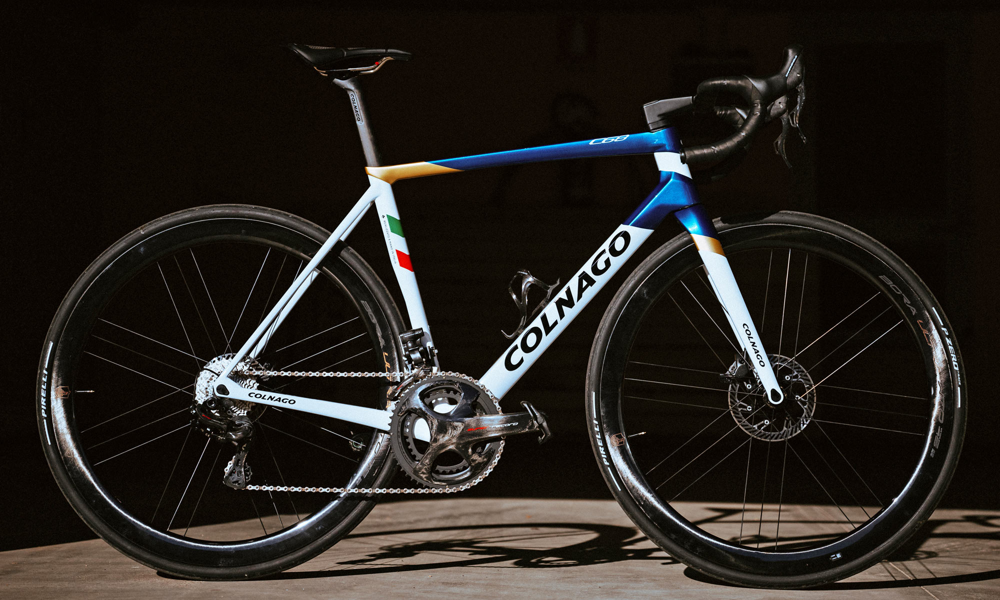 Colnago C68 premium custom carbon all road bike, made-in-Italy NFT blockchain secured, Campy EPS