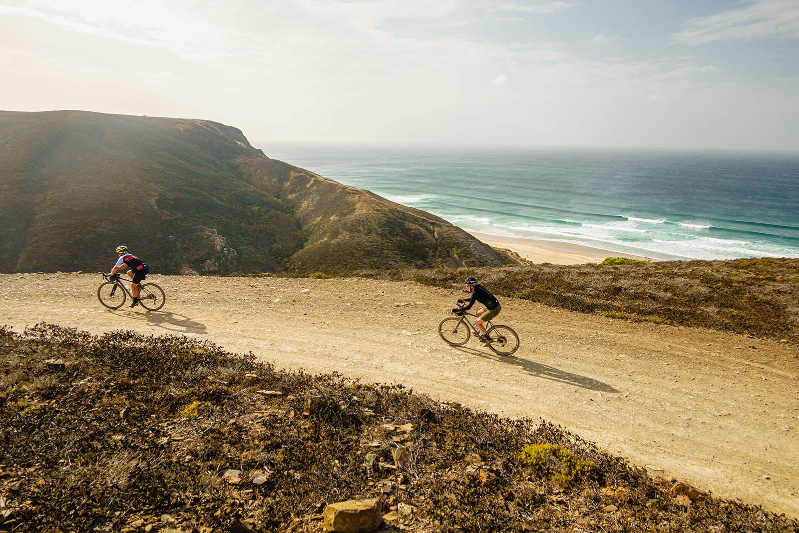 gravel cycling near the southern coast of portugal with thomson bike tours