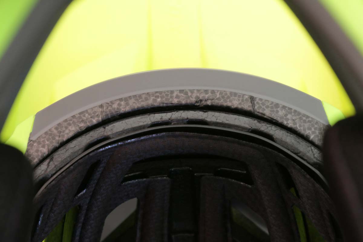 EPP liner in EPS helmet