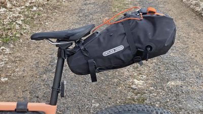 Review: All-new Ortlieb Seat-Pack QR stabilizes core bikepacking saddle bag with easier setup