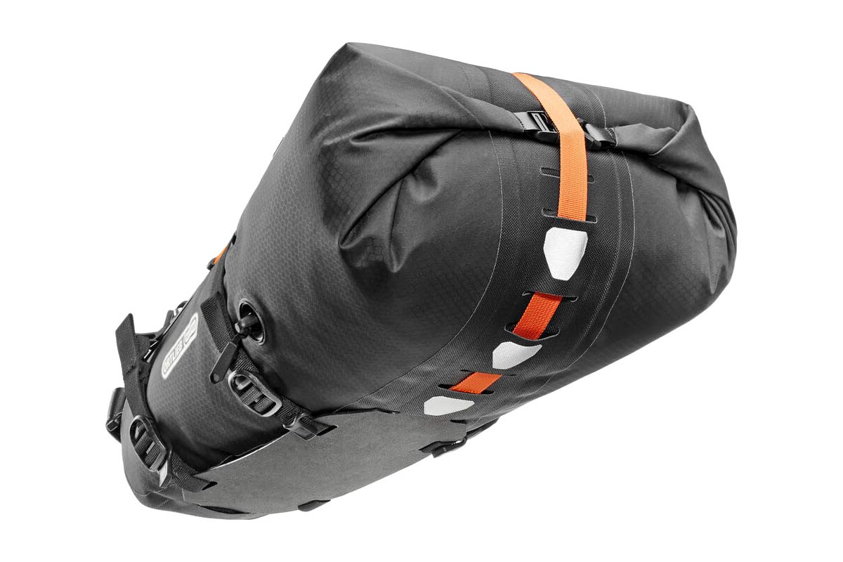 Ortlieb Seat-Pack QR, off-road secure quick-release bikepacking saddlebag, rear 