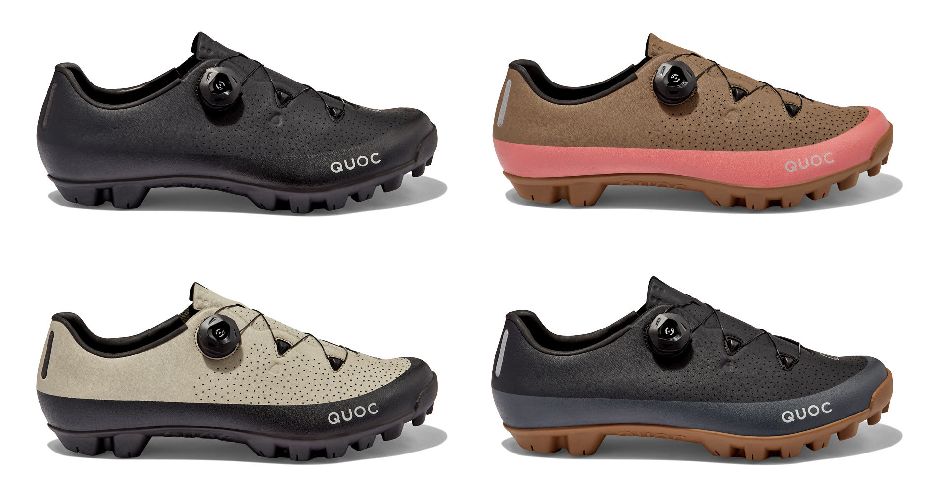 Quoc Gran Tourer II gravel bike shoes updated with dial retention, color options