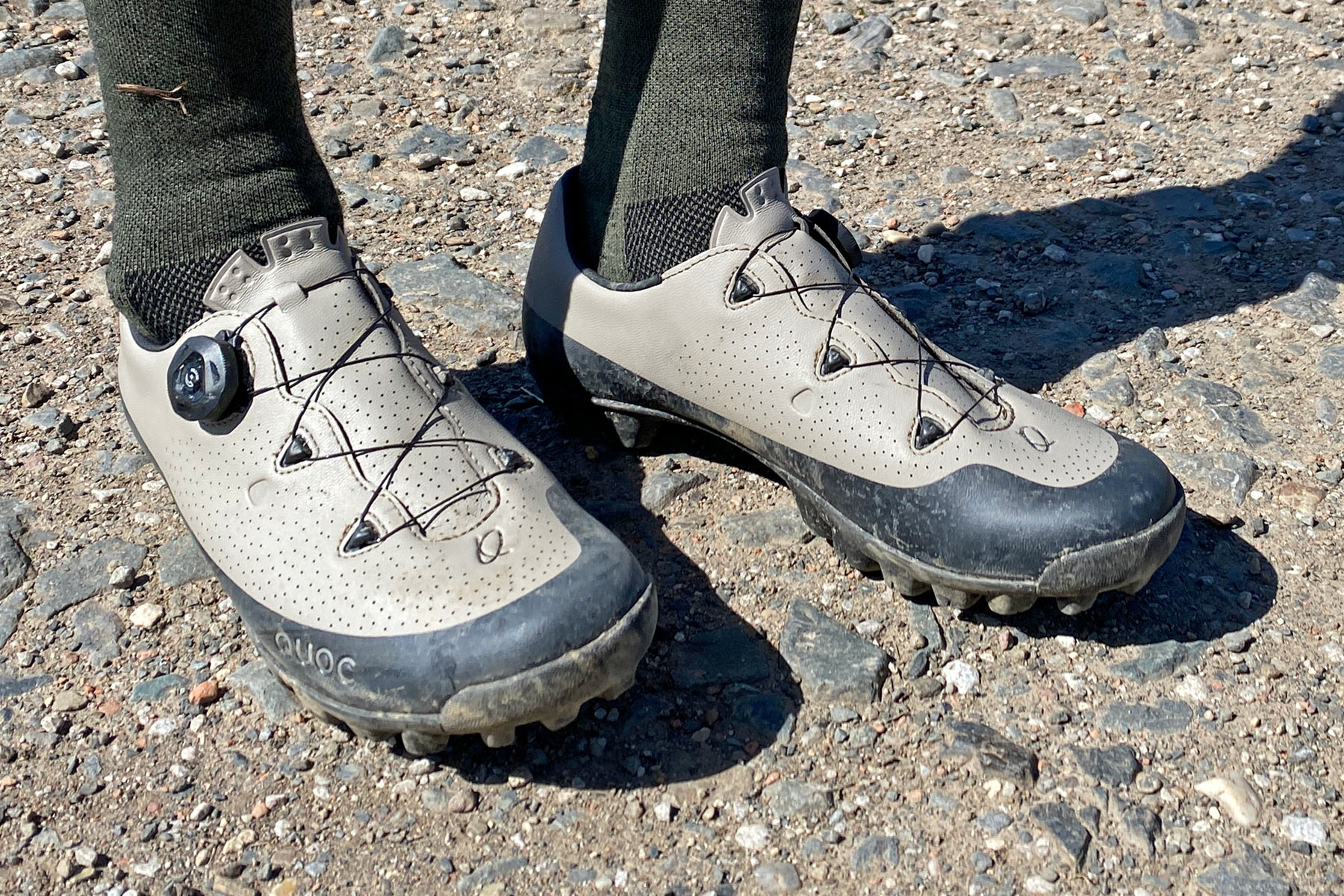 Quoc Gran Tourer II gravel bike shoes updated with dial retention
