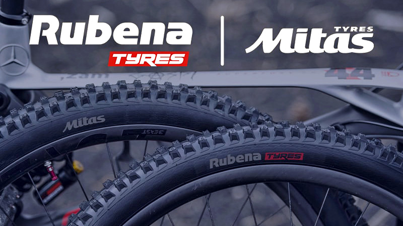 Rubena bike tires return, after 7 years as Mitas tyres, old & new