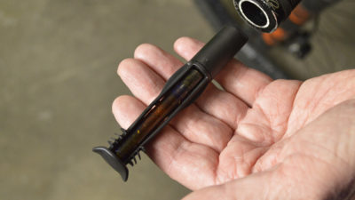 Stash Cache creates a complete One Hitter system hidden in your handlebar