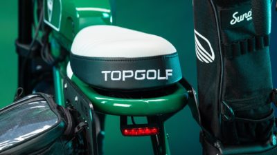 Fore! Assert your fairway or range presence with the SUPER73 golf-themed e-bike