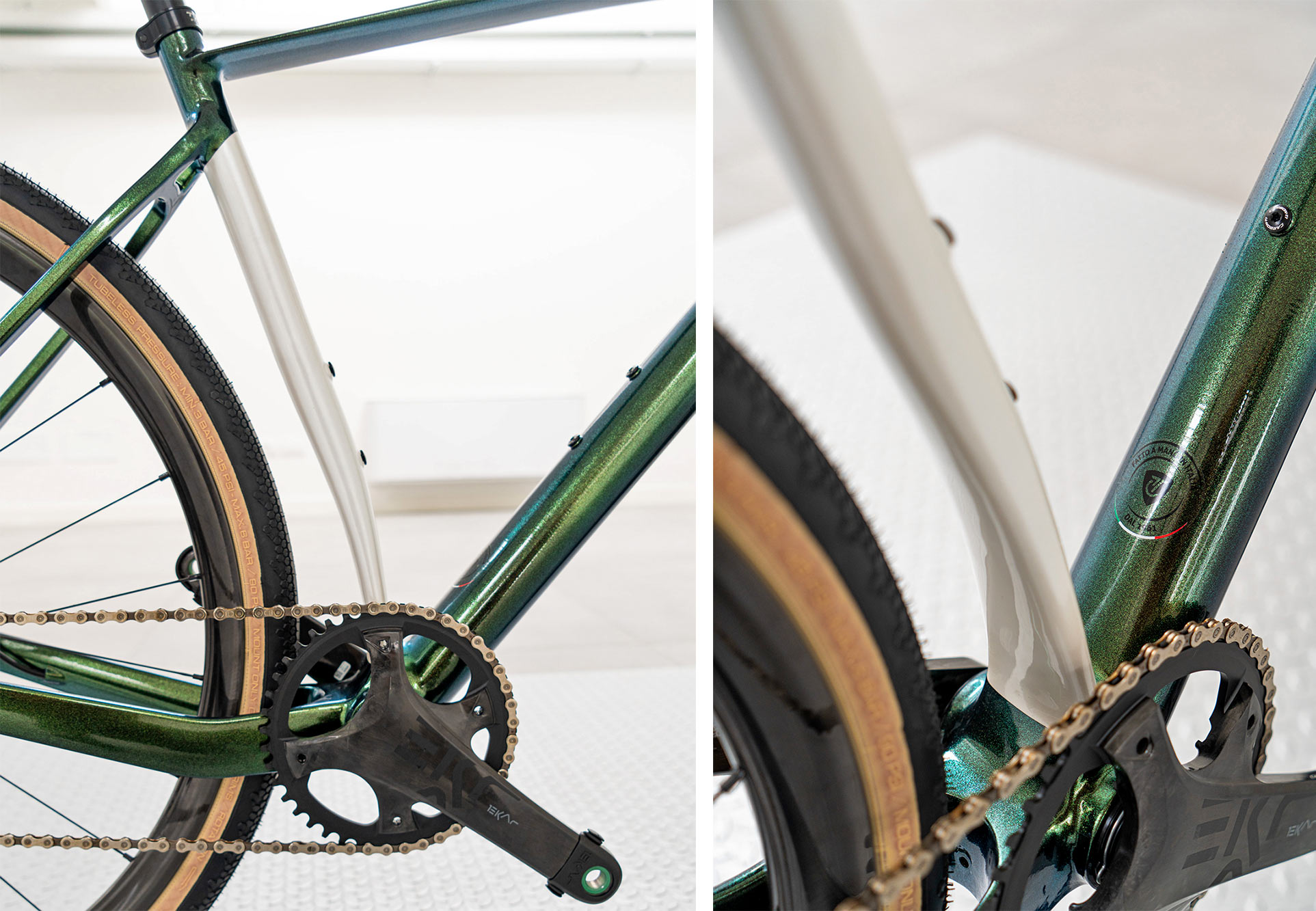 Titici Relli carbon gravel bike, Flexy AAT vibration-damping engineered seat tube flex