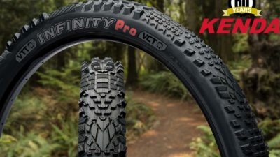 Kenda Infinity MTB Tire offers Variable Tread Pattern Technology – April Fools!