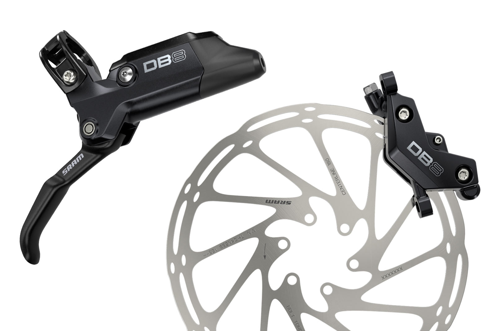 sram db8 mountain bike disc brakes with mineral oil